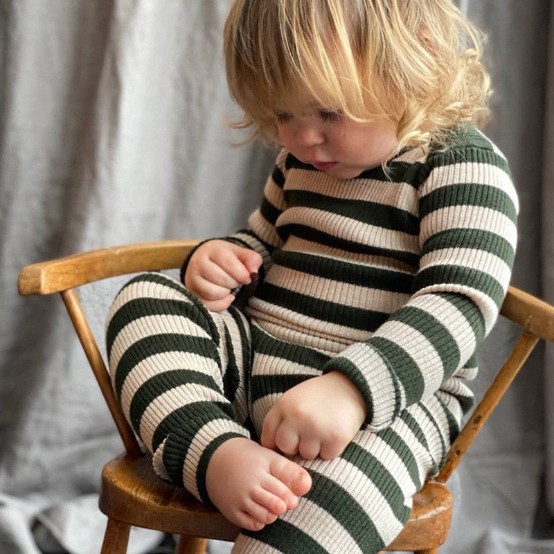 Trine Two-piece Striped Set