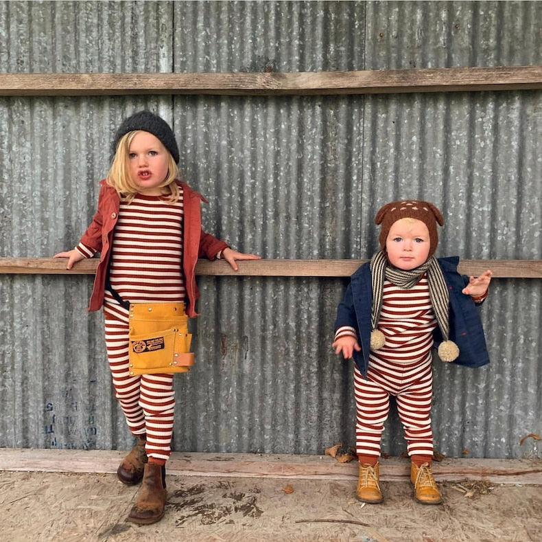 Trine Two-piece Striped Set