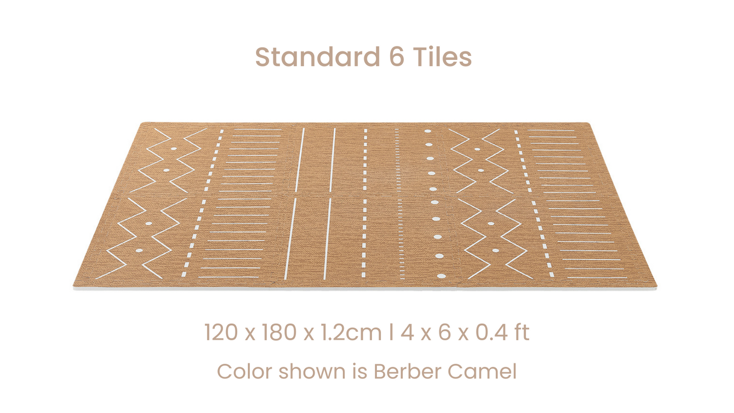 Berber Puzzle Playmat in Camel