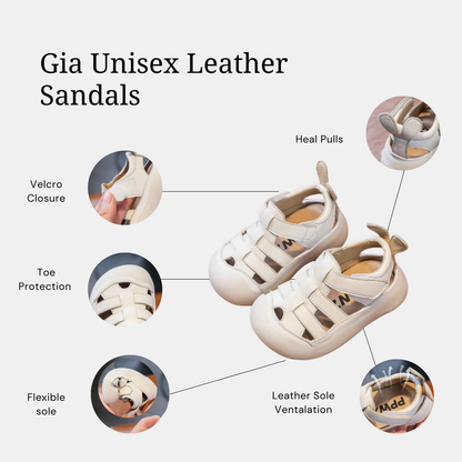 Gia Unisex Leather Baby Sandals