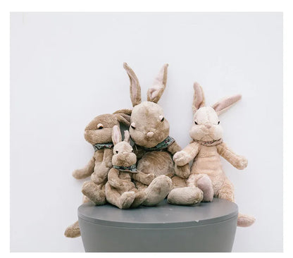 Handmade Brown Rabbit Plushie Doll