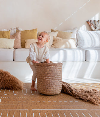 Berber Puzzle Playmat in Camel