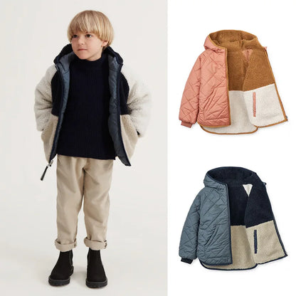 Knut Children's Reversible Hooded Down Jacket