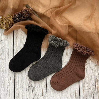 Sokkar Ruffle Cotton Socks for Kids