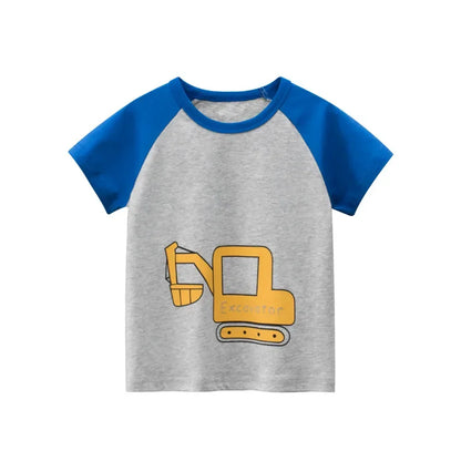 Kids TShirt with a car graphic