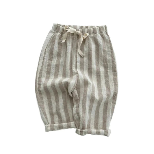 Buxur Casual Loose Striped Long Pants 1-6y