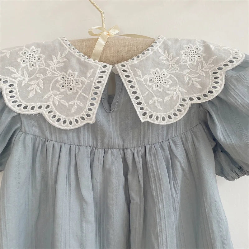 Cotton Short Sleeved Princess Dress Sizes 18m-6y (80-130)