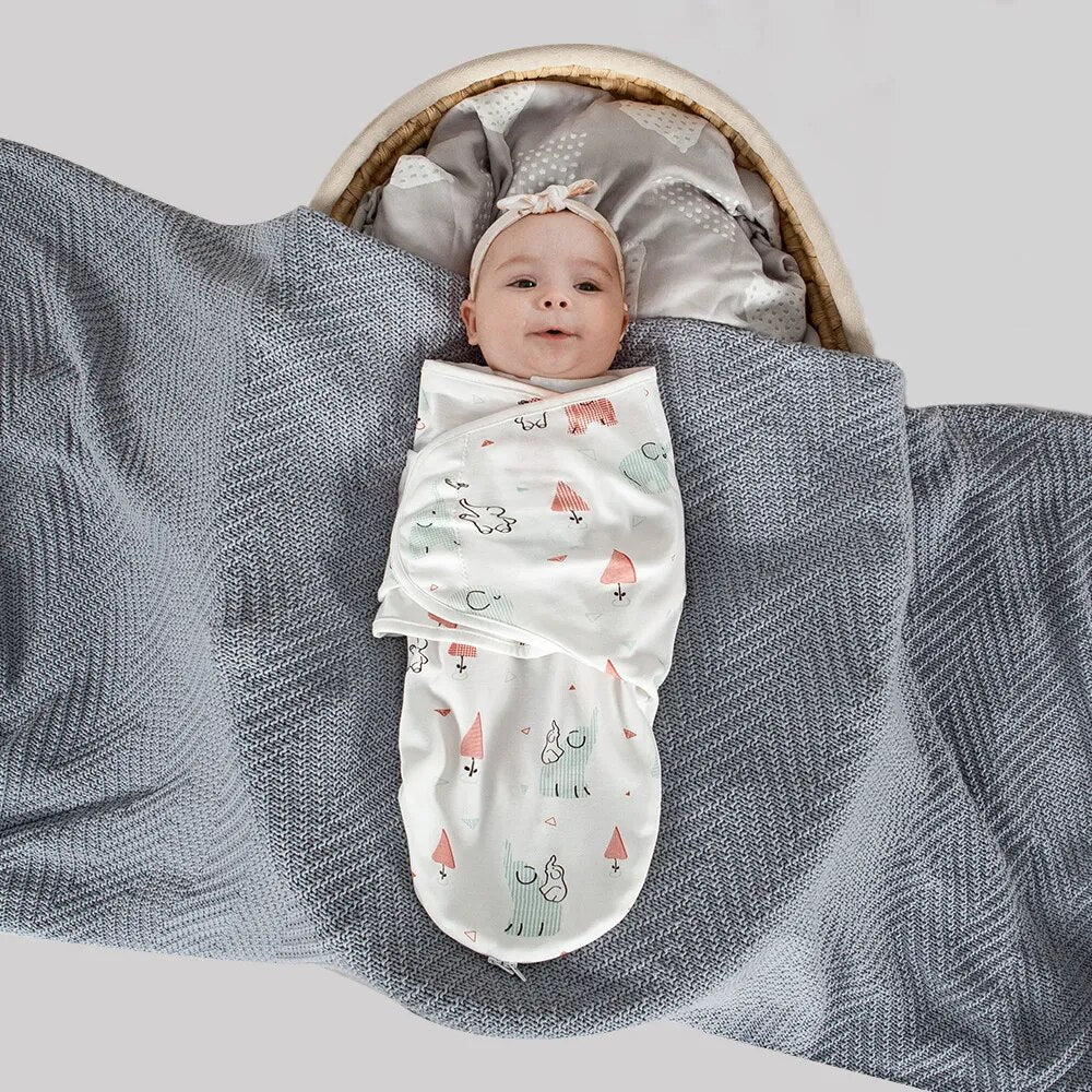 2Pcs/Set Baby Sleeping BagSwaddle 0- 6m