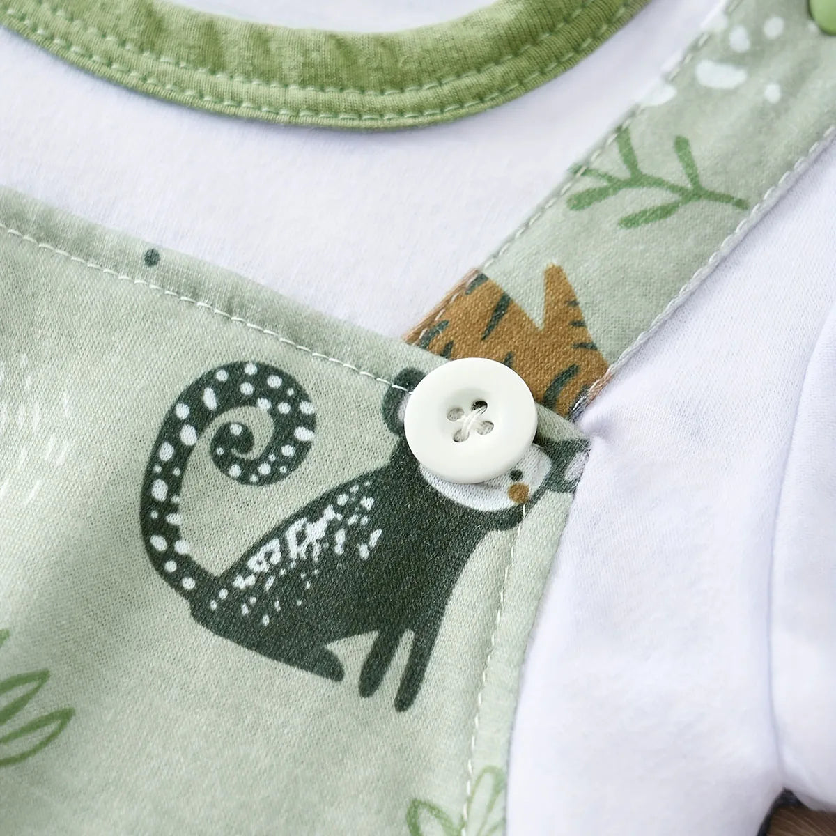 Leo Adorable Infant Zoo Romper