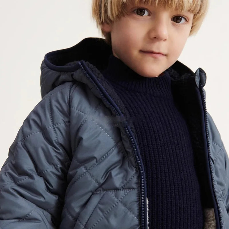 Knut Children's Reversible Hooded Down Jacket