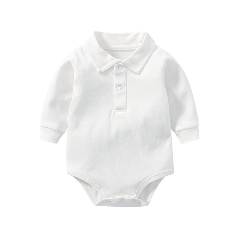 White baby boy polo shirt