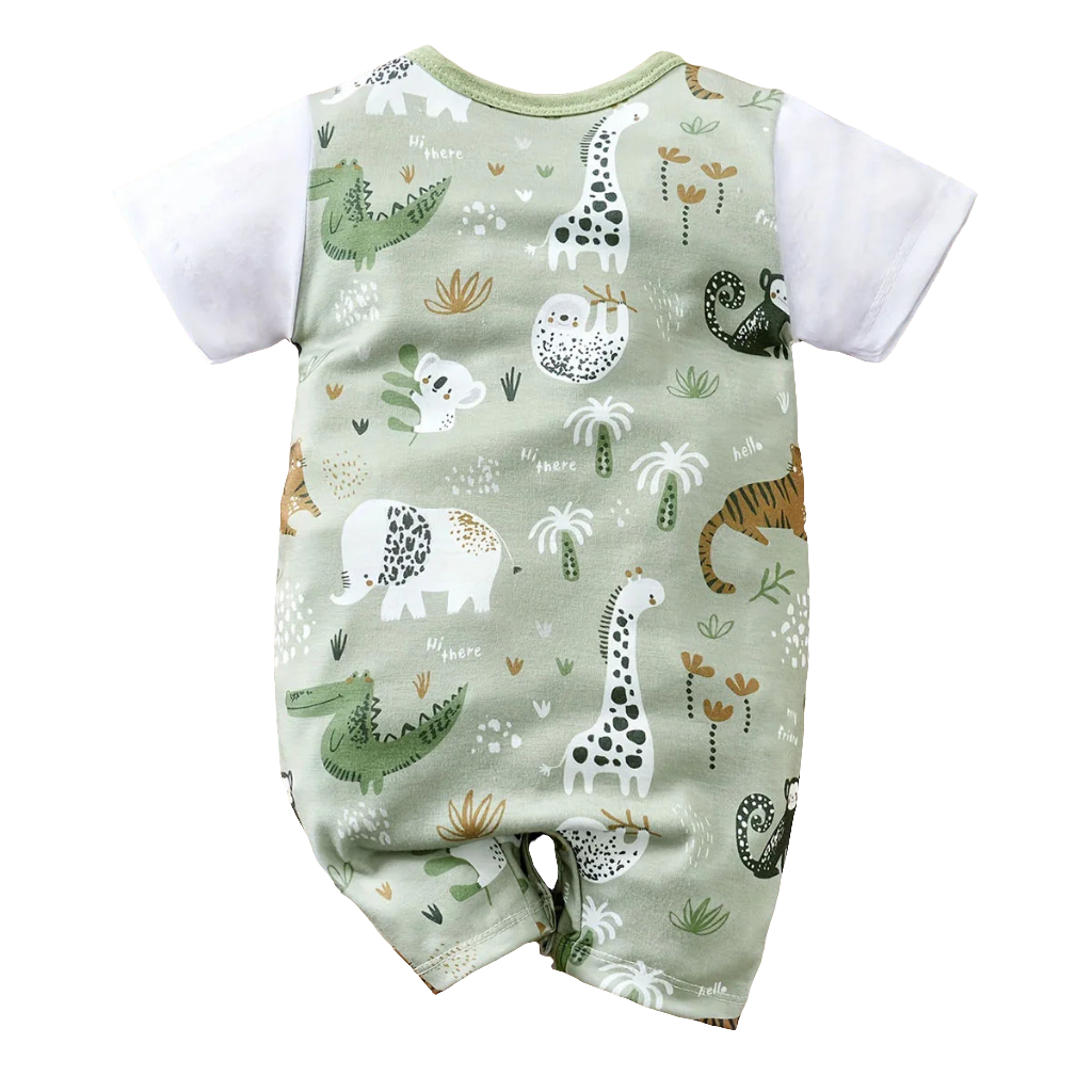 Leo Adorable Infant Zoo Romper