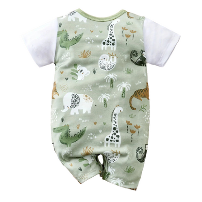 Leo Adorable Infant Zoo Romper