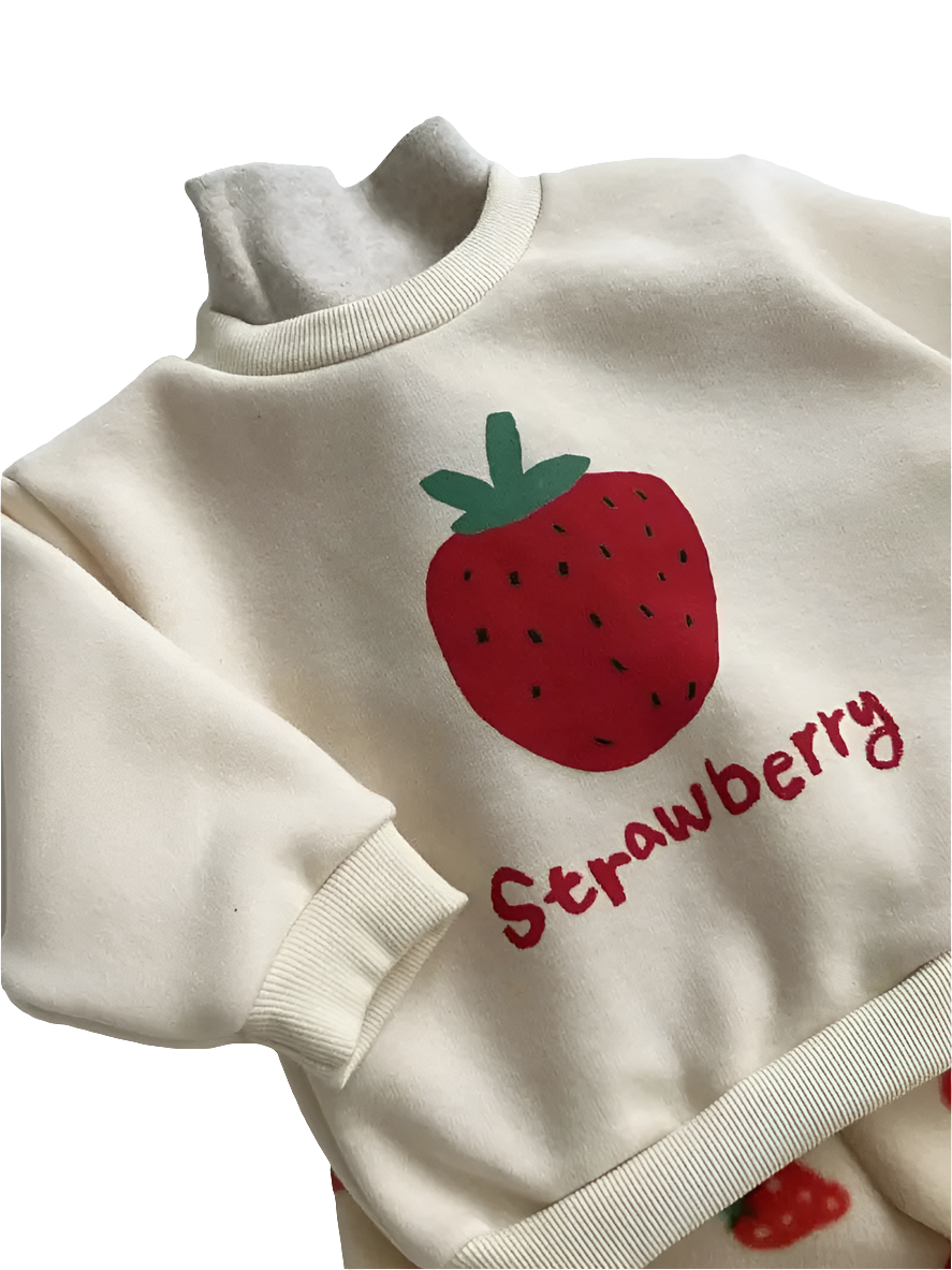 Stella Strawberries Long Sleeve Sweatshirt