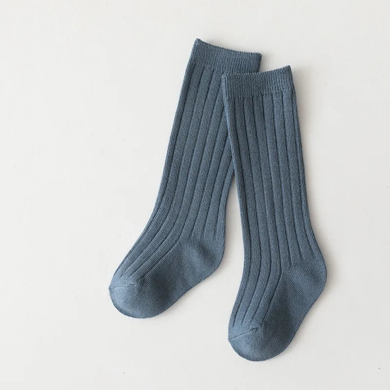 Premium CIONCLOR Cotton Blend Knee Socks for Children 1-8y