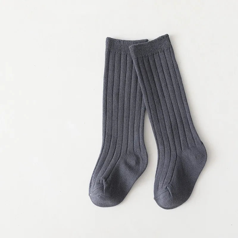 Premium CIONCLOR Cotton Blend Knee Socks for Children 1-8y