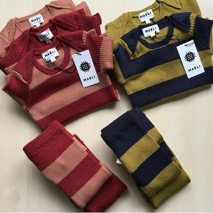 Unisex Shirt and Tights Set 4 Colors (18M - 6Y)