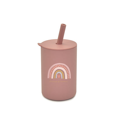 Drekka Silicone Tall Drinking Cup with a Straw 9 Colors