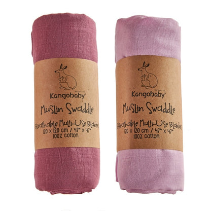 2 pack pink and soft pink Swaddle