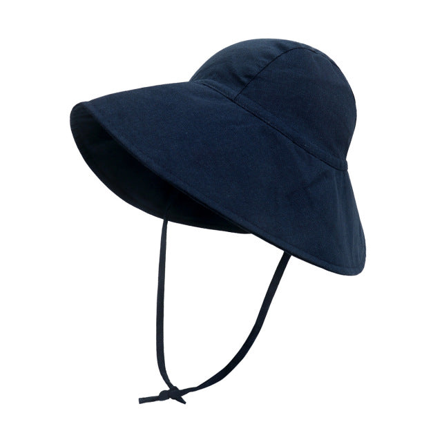 Navey blue baby bonnet