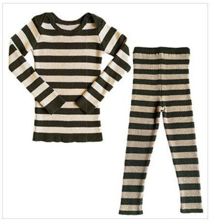 Two-pieces Striped Sets
