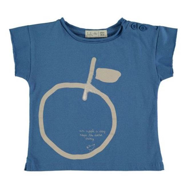 babyclic blue apple T-Shirt