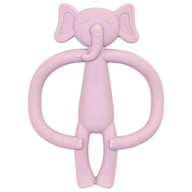 Naga Teething Toy Bunny or Elephant (10 colors)