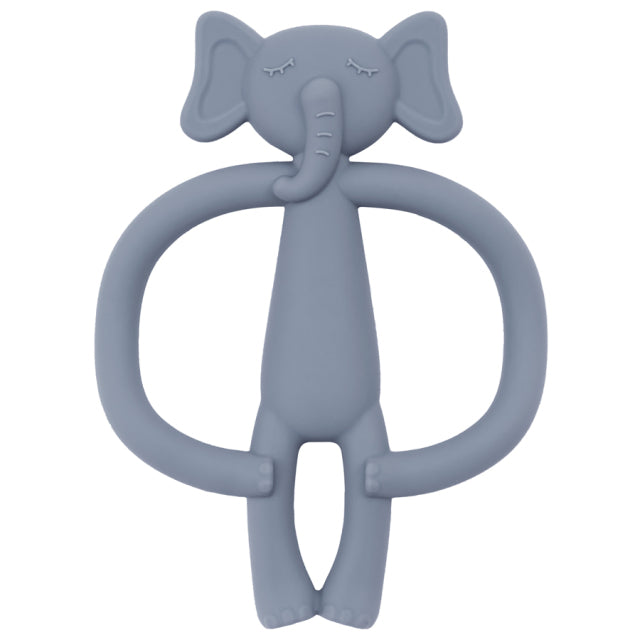 Naga Teething Toy Bunny or Elephant (10 colors)