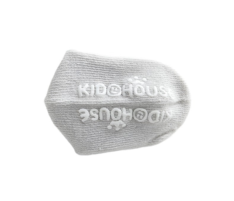 Grey Anti-slip  Baby Socks 0-36M
