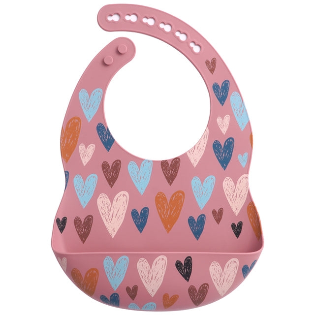 Patterned Silicone Bibs